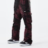 Dope Iconic 2021 Snowboard Pants Paint Burgundy