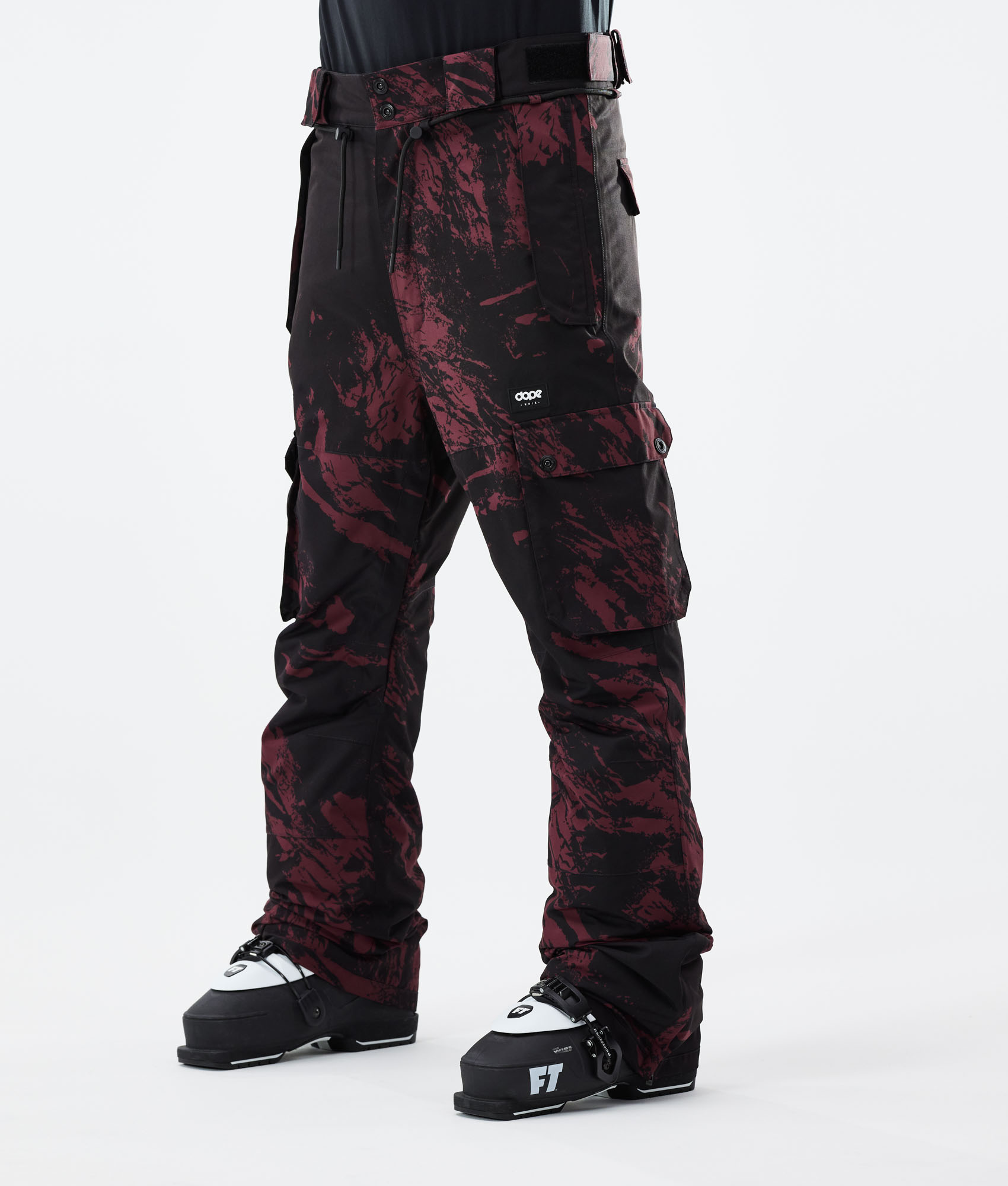 mens patterned ski pants