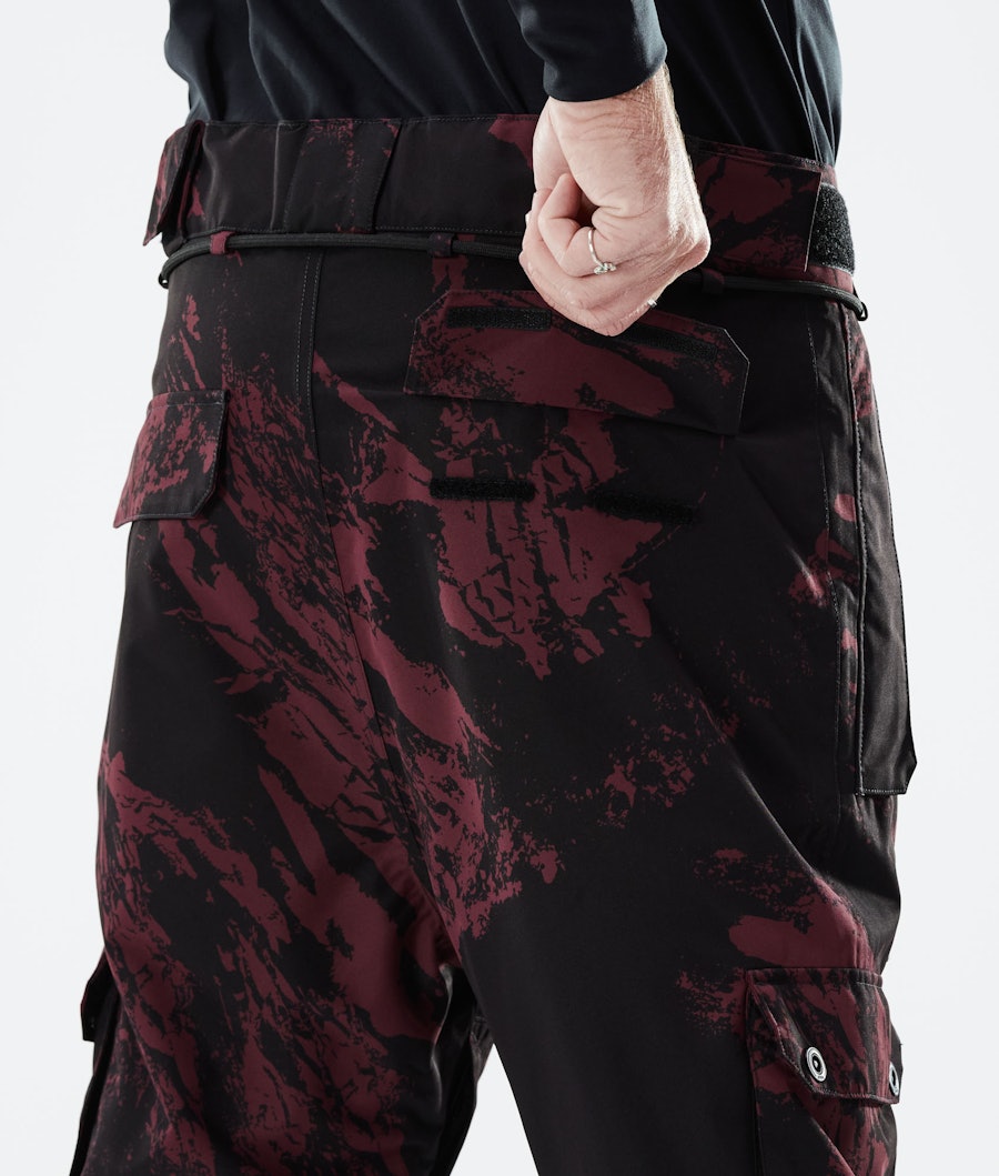 Dope Iconic Pantalon de Snowboard Paint Burgundy