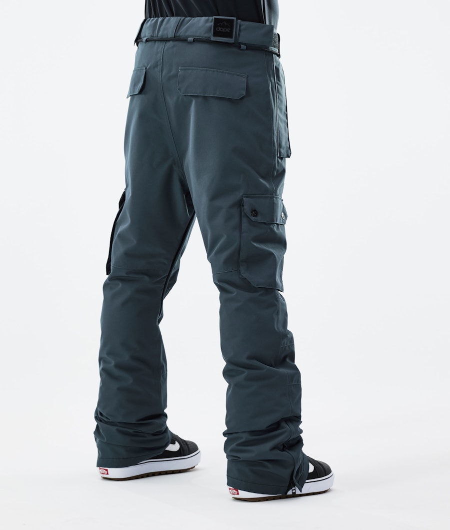 Iconic 2021 Snowboard Pants Men Metal Blue Renewed