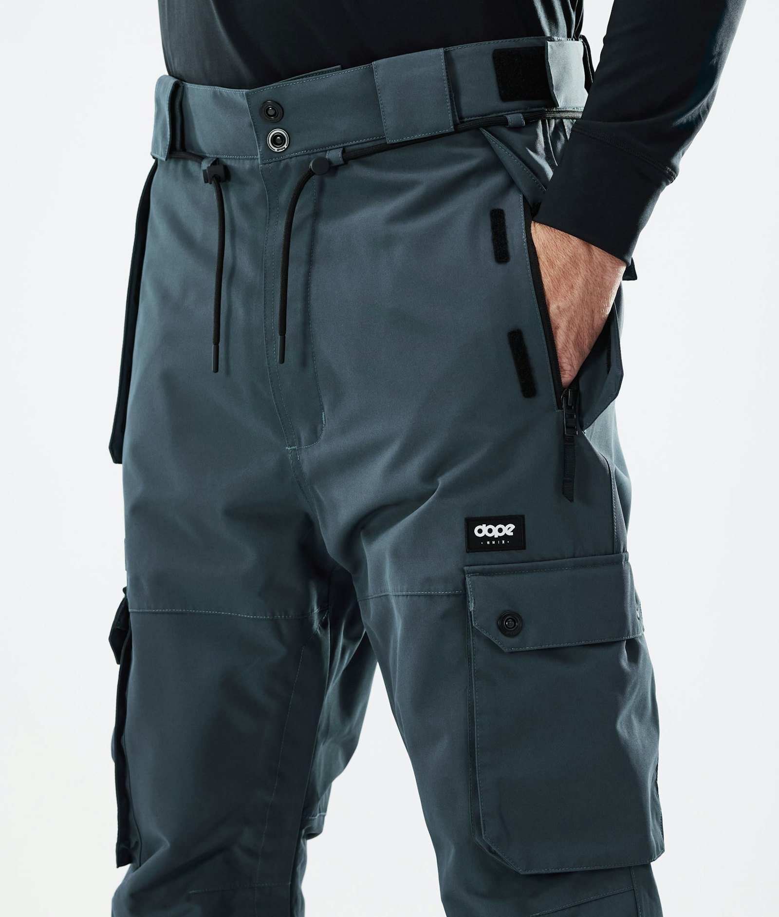 Dope Iconic 2021 Snowboard Pants Men Metal Blue, Image 4 of 6