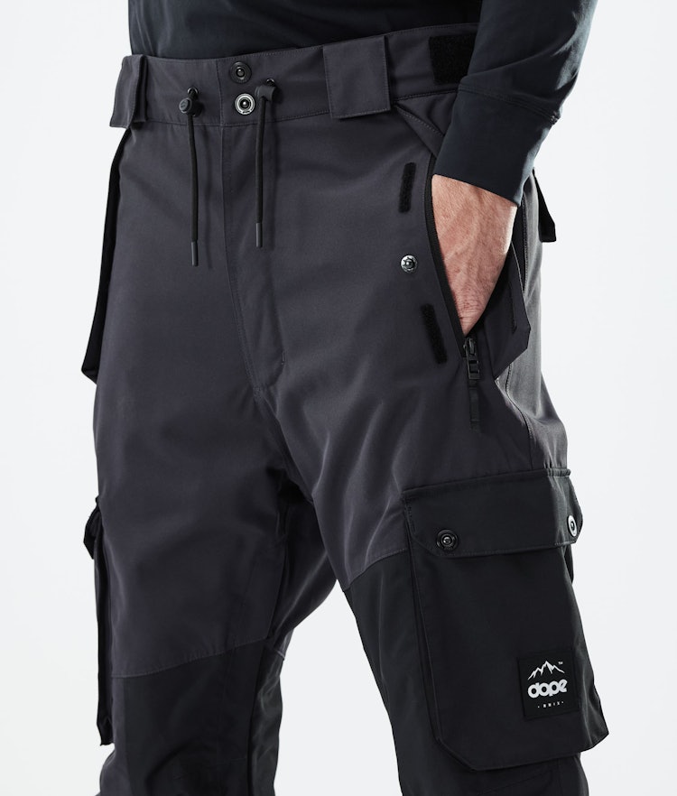 Dope Adept 2021 Spodnie Snowboardowe Mężczyźni Phantom/Black