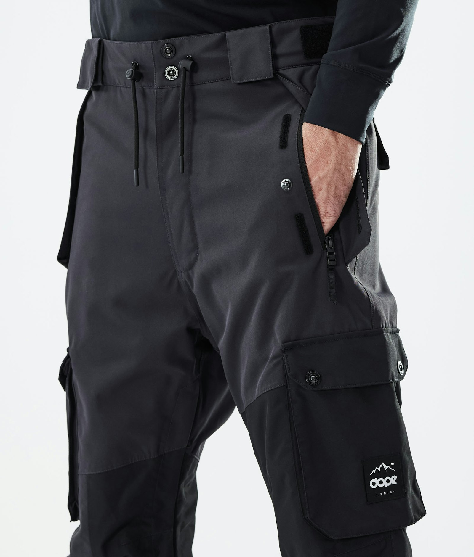 Dope Adept 2021 Pantalon de Snowboard Homme Phantom/Black
