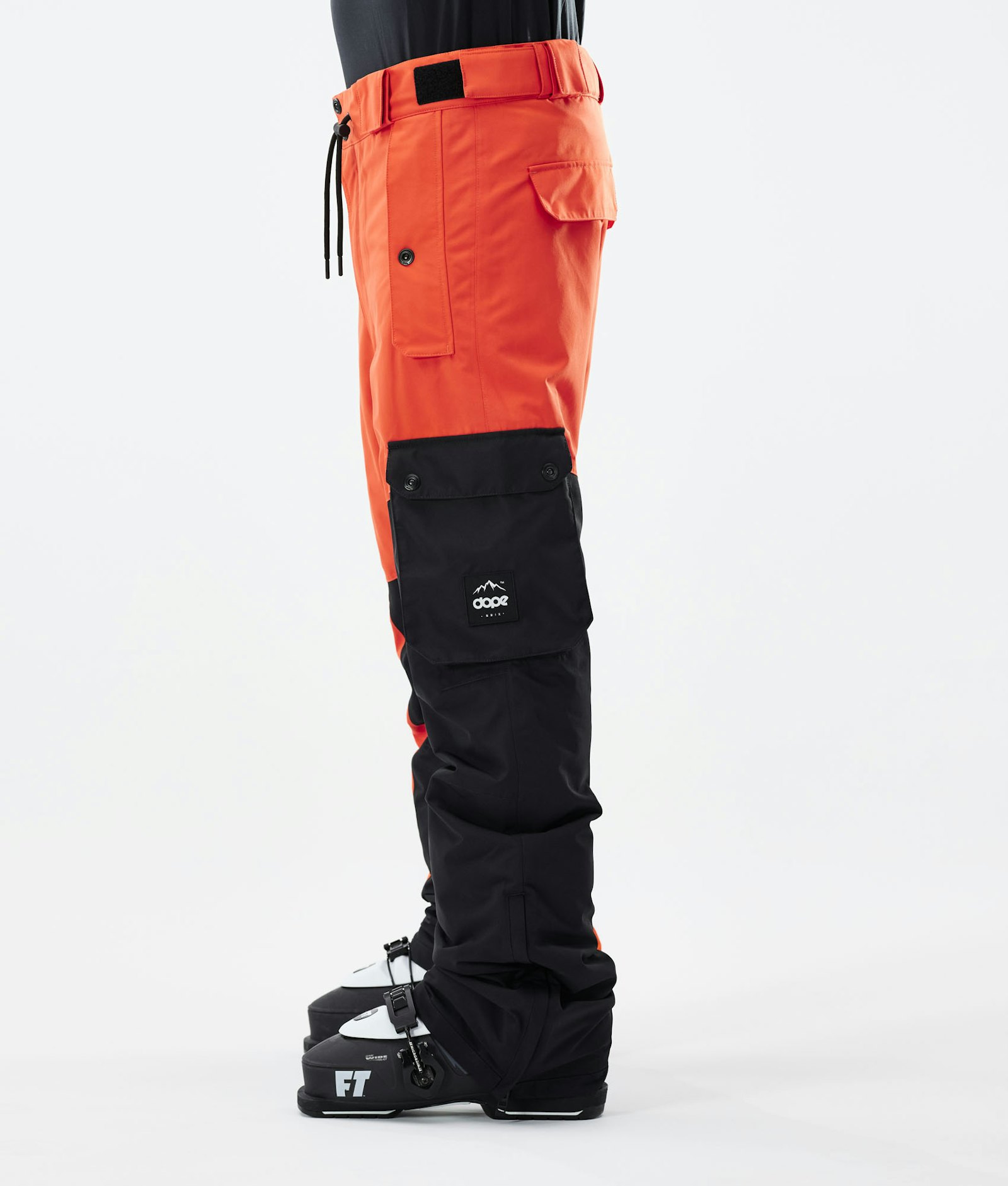 Adept 2021 Ski Pants Men Orange/Black