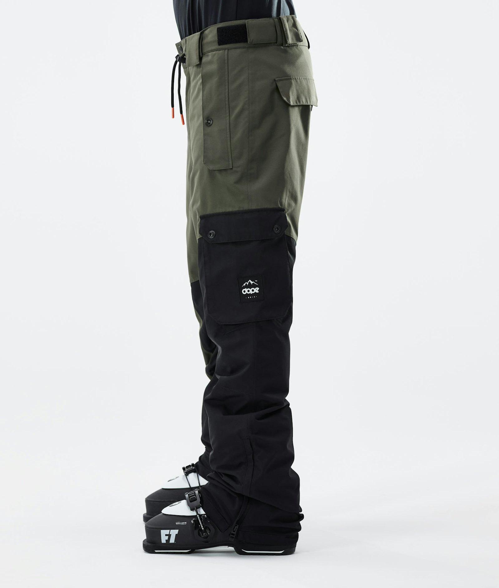 Dope Adept 2021 Pantalon de Ski Homme Olive Green/Black