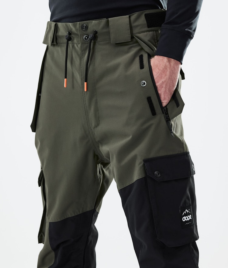 Dope Adept 2021 Pantalon de Snowboard Homme Olive Green/Black, Image 4 sur 6