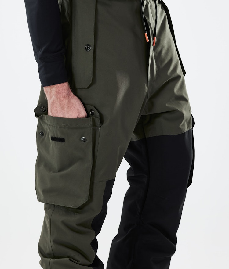 Adept 2021 Pantalon de Ski Homme Olive Green/Black, Image 5 sur 6