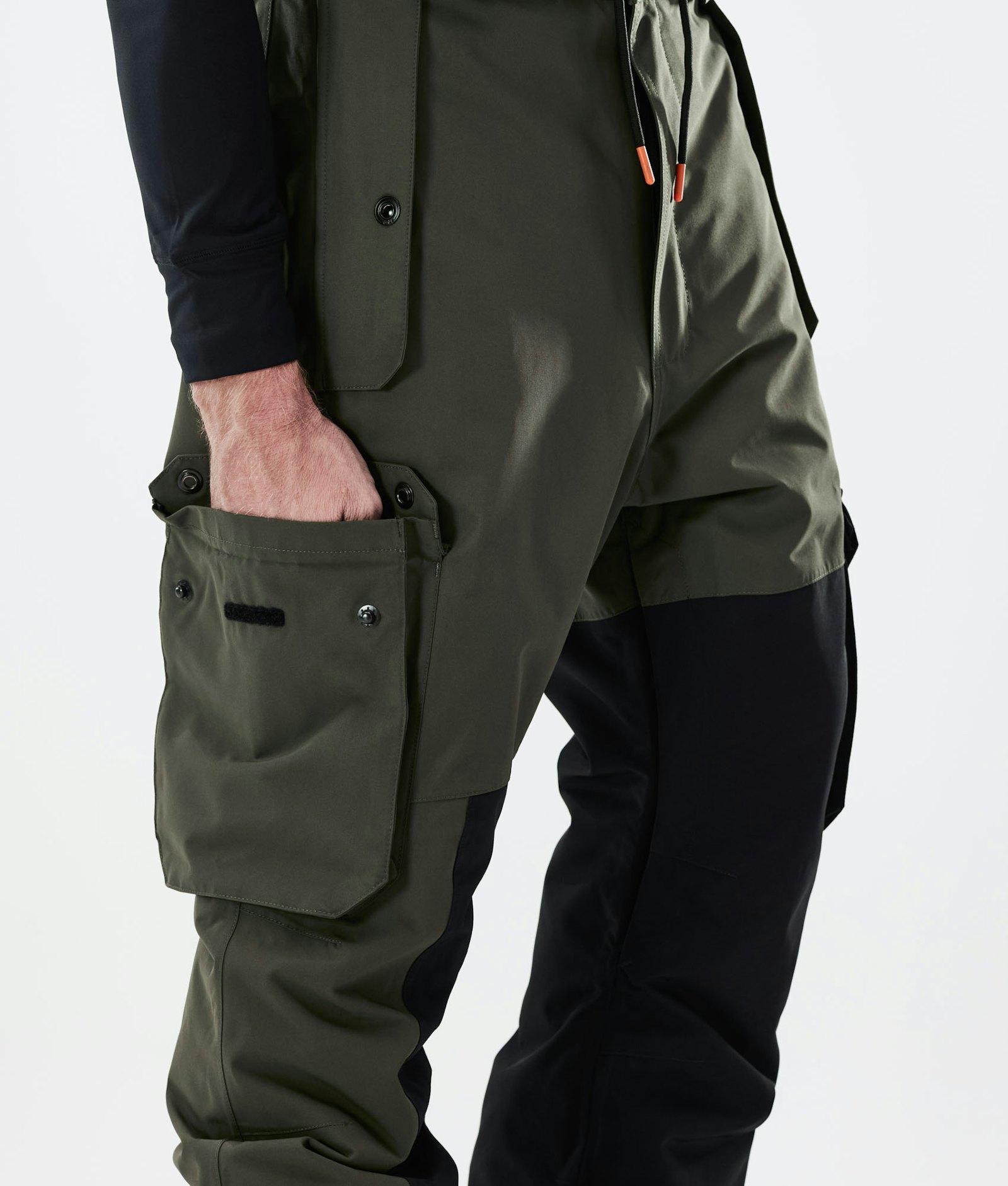 Adept 2021 Pantalon de Ski Homme Olive Green/Black