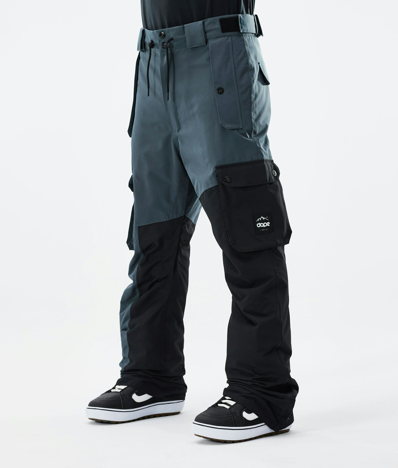 Dope Adept 2021 Snowboard Pants Men Metal Blue/Black
