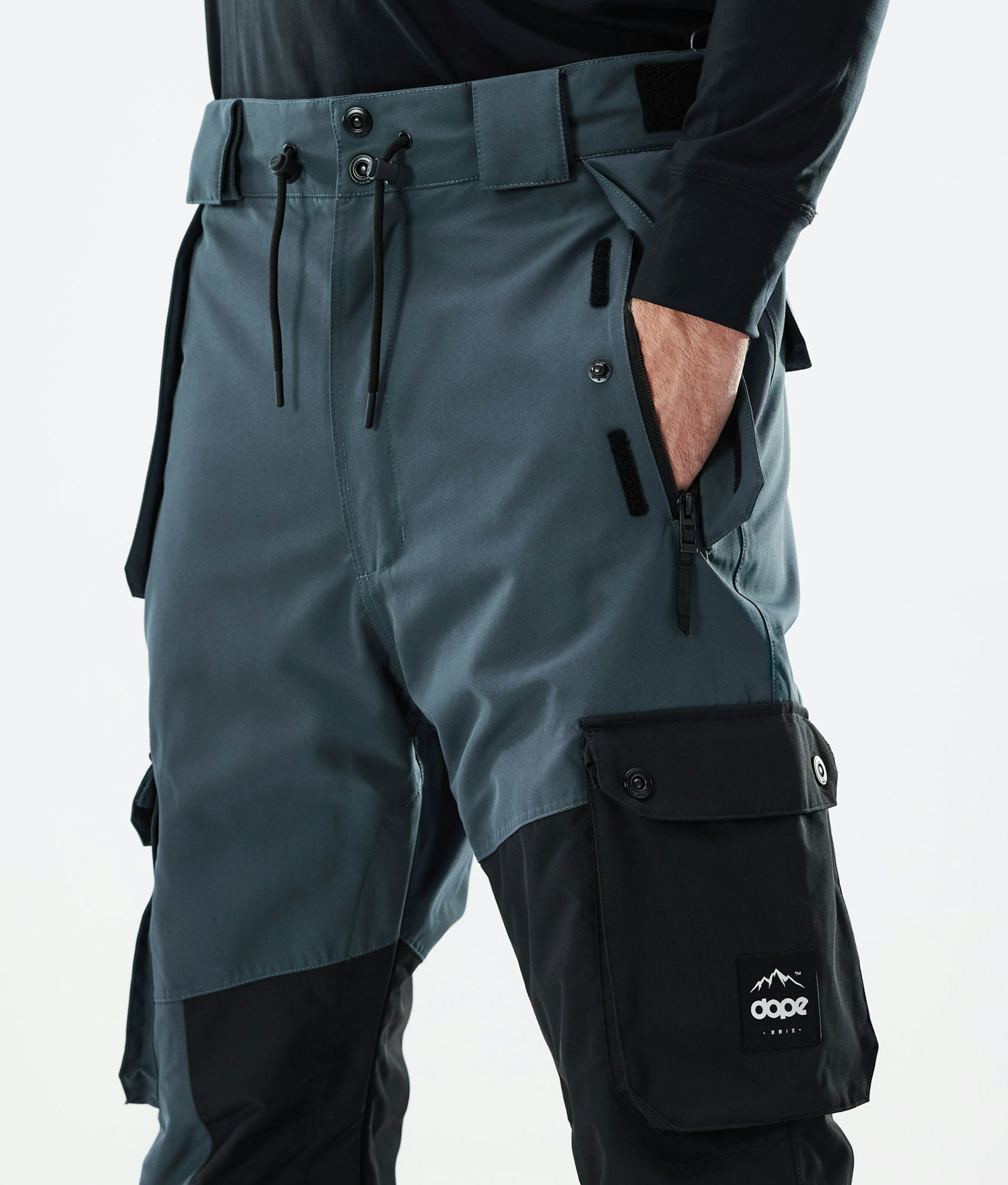 Dope Adept 2021 Snowboard Pants Men Metal Blue/Black