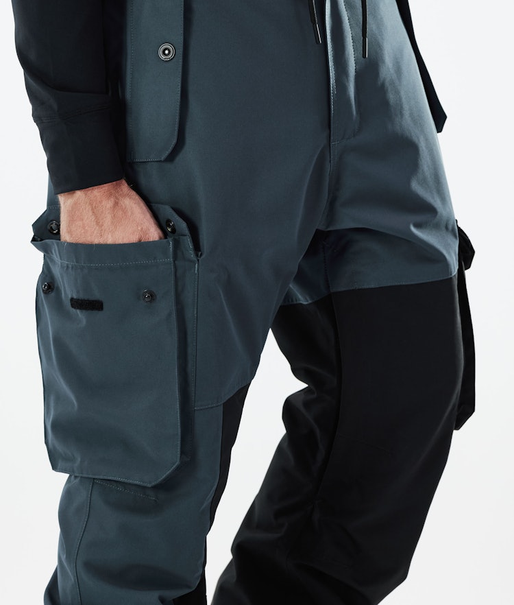 Adept 2021 Pantalon de Ski Homme Metal Blue/Black, Image 5 sur 6