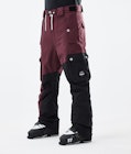 Dope Adept 2021 Pantalon de Ski Homme Burgundy/Black