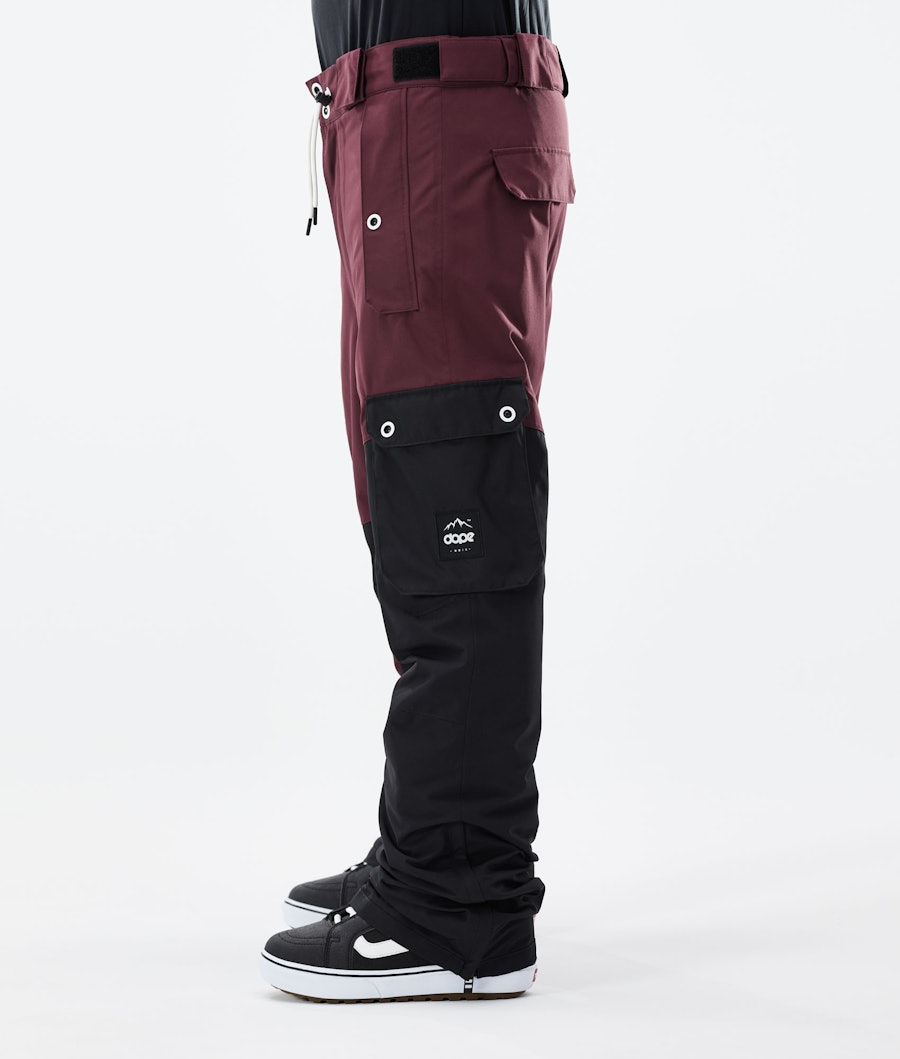 Adept 2021 Snowboard Pants Men Burgundy/Black