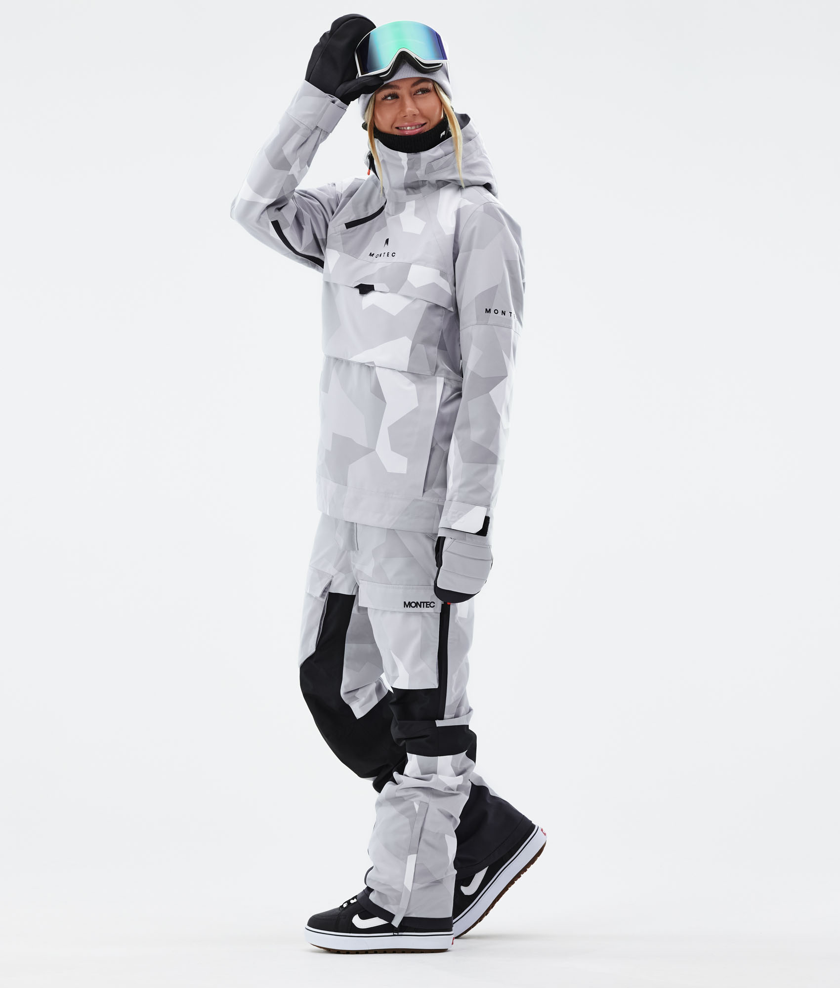 montec dune w women's ski jacket snow camo