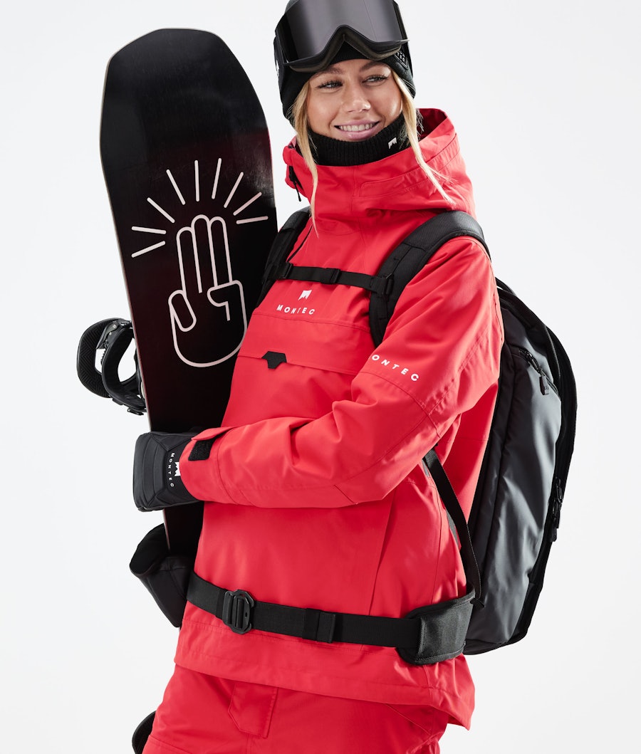 Dune W 2021 Snowboard jas Dames Red