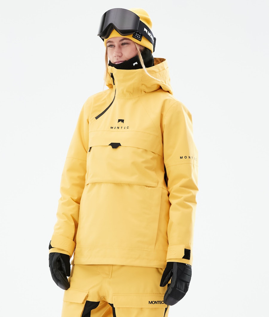 Dune W 2021 Kurtka Snowboardowa Kobiety Yellow