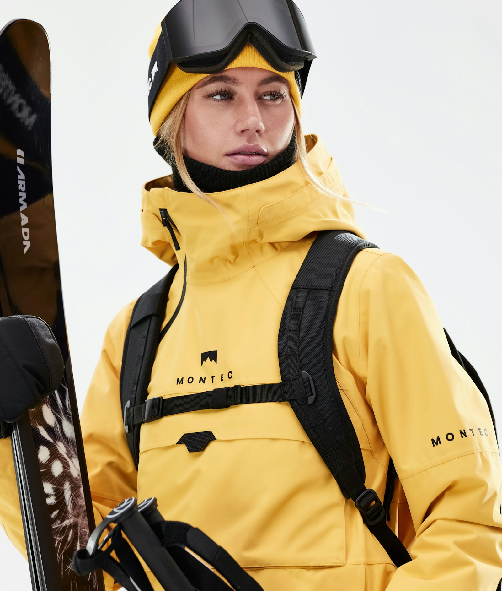 Dune W 2021 Manteau Ski Femme Yellow