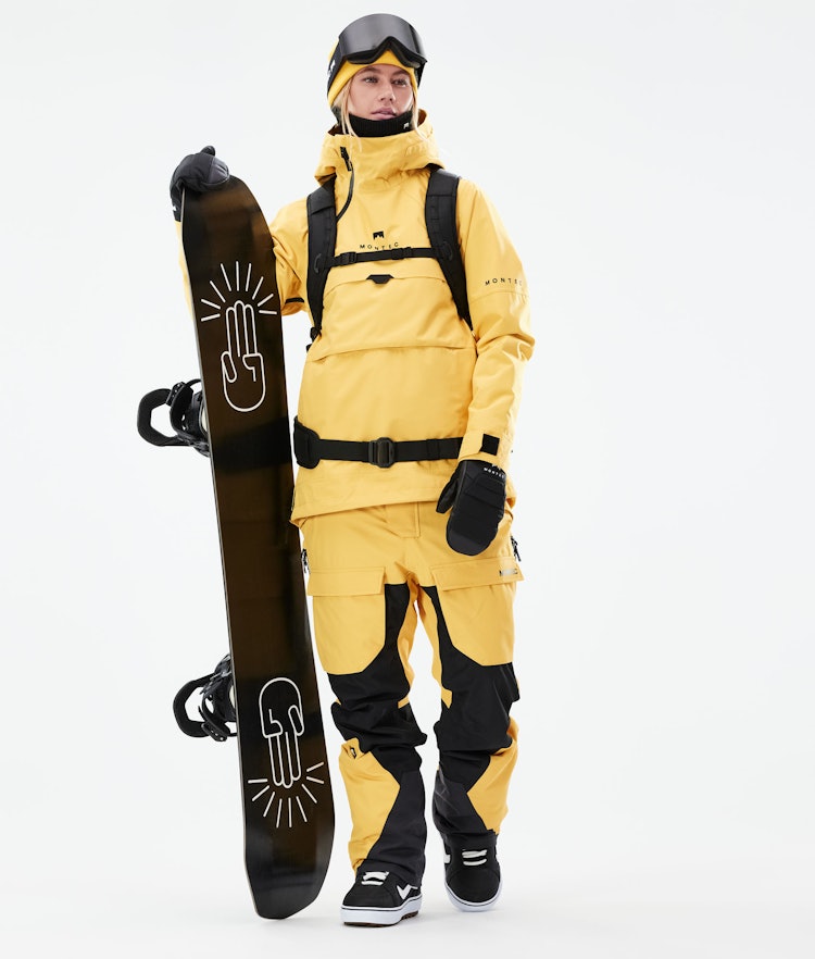 Dune W 2021 Snowboardjakke Dame Yellow