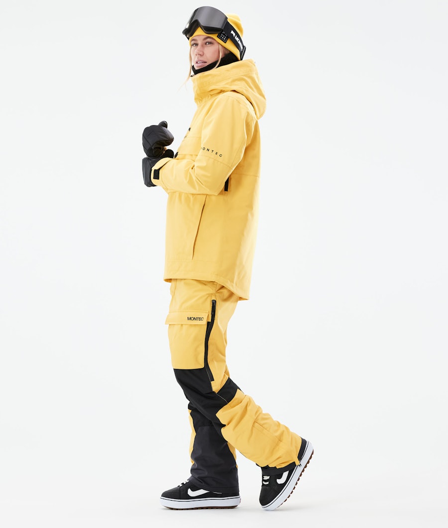 Dune W 2021 Snowboard Jacket Women Yellow Renewed