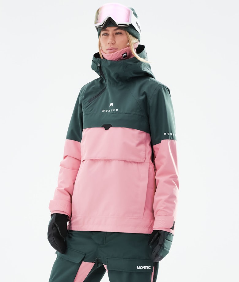 Montec Dune W 2021 Women's Ski Jacket Dark Atlantic/Pink | Montecwear.com