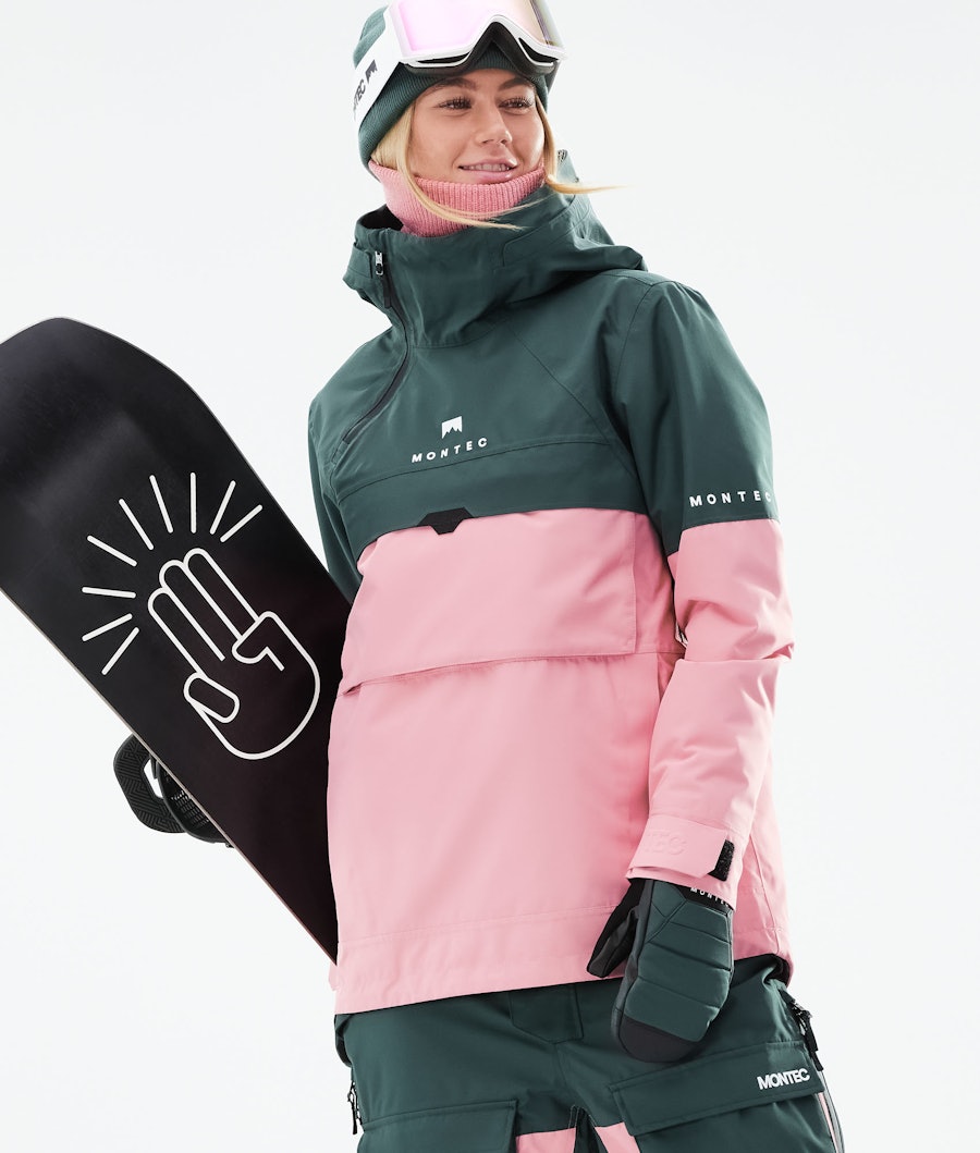 Dune W 2021 Veste Snowboard Femme Dark Atlantic/Pink