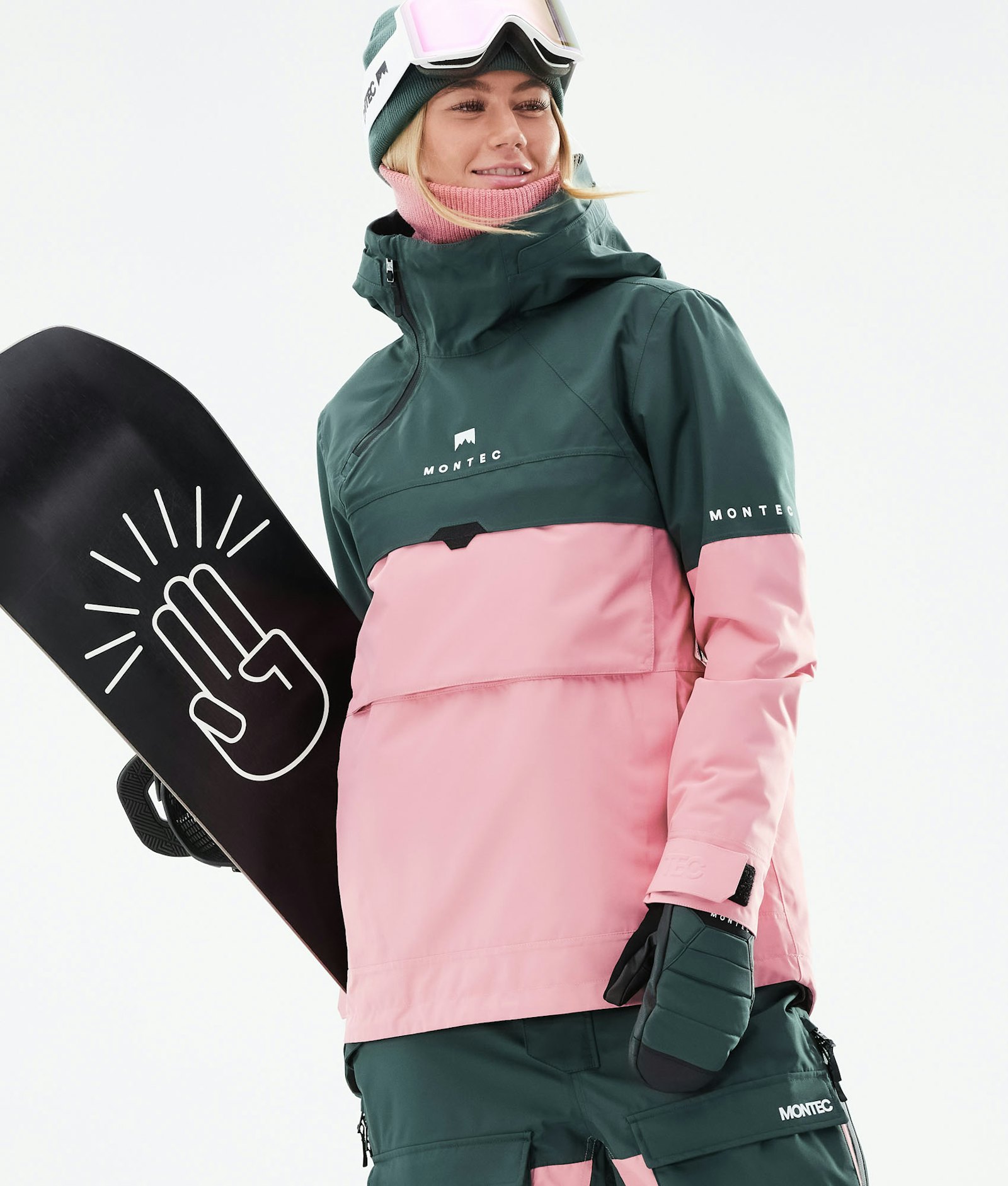 Montec Dune W 2021 Veste Snowboard Femme Dark Atlantic/Pink