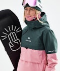 Dune W 2021 Veste Snowboard Femme Dark Atlantic/Pink