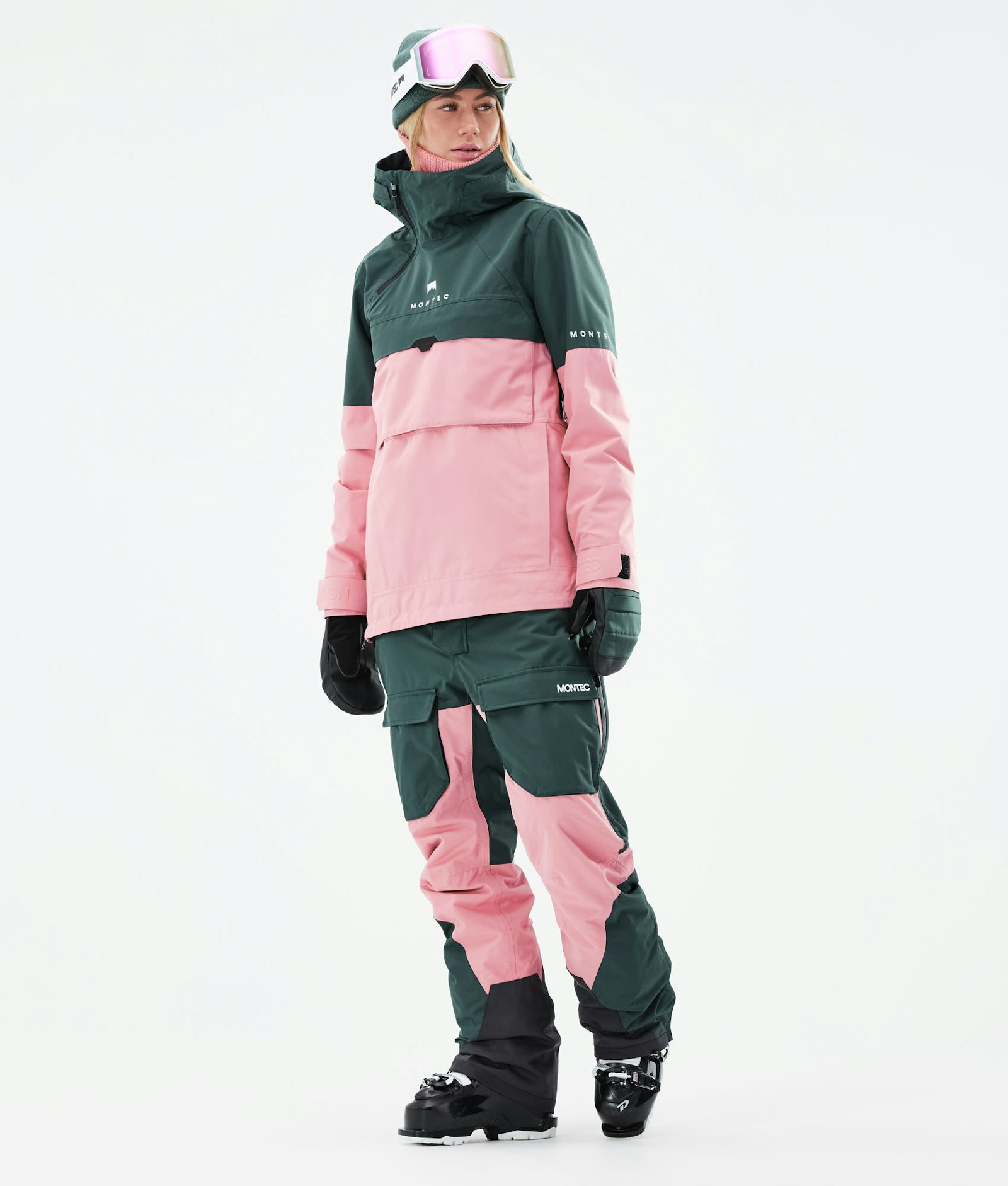 Montec Doom W 2021 Veste de Ski Femme Dark Atlantic/Pink/Light