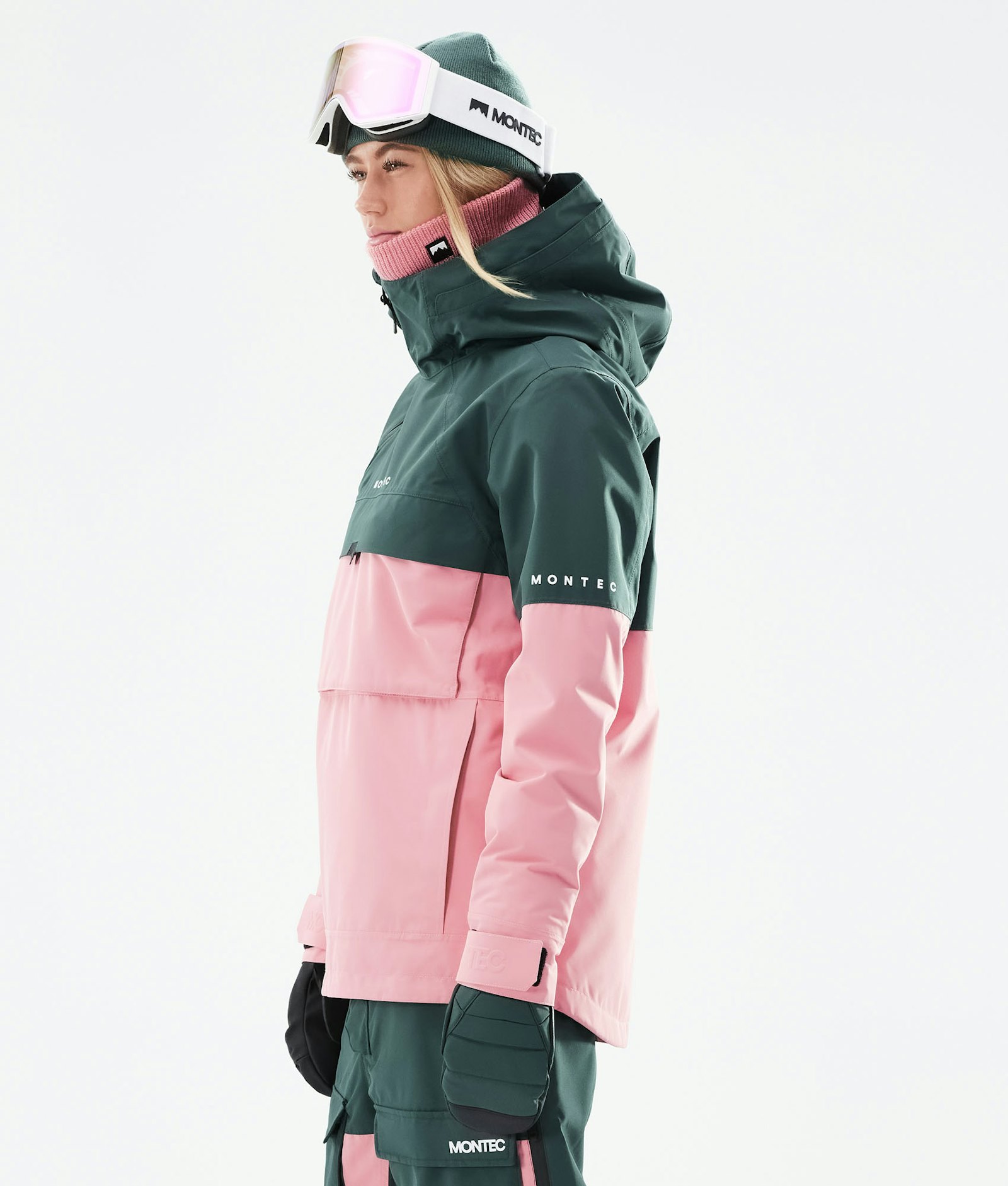 Montec Dune W 2021 Veste Snowboard Femme Dark Atlantic/Pink