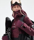 Doom W 2021 Snowboard Jacket Women Burgundy/Black