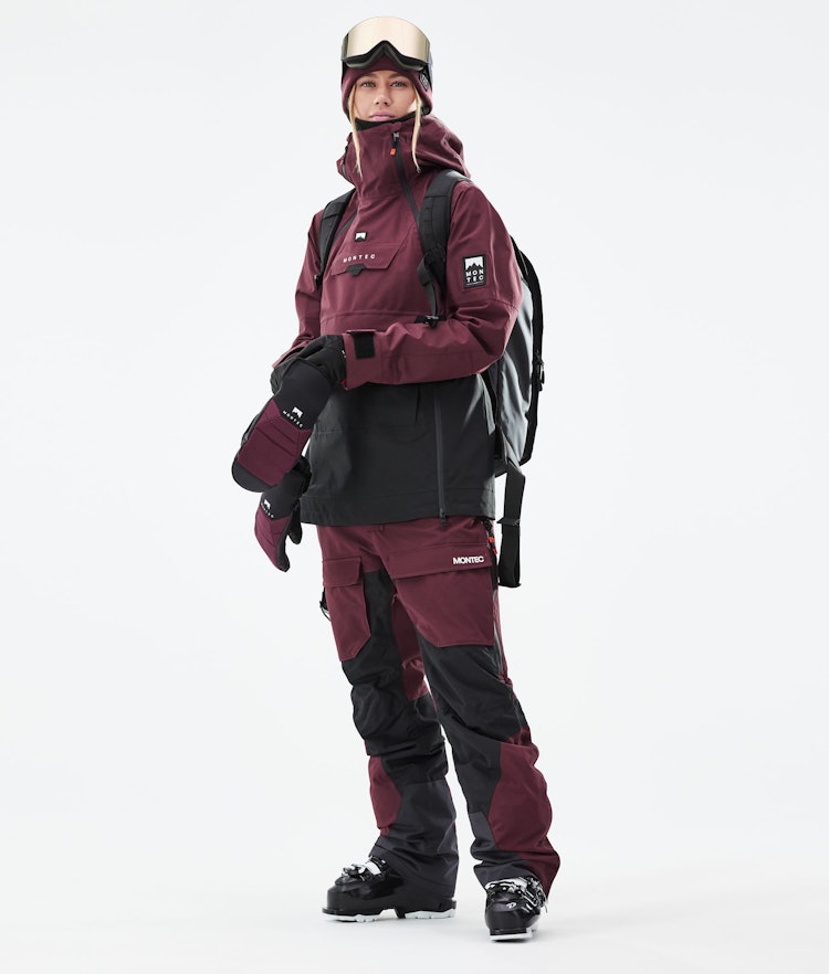 Doom W 2021 Ski Jacket Women Burgundy/Black, Image 4 of 12