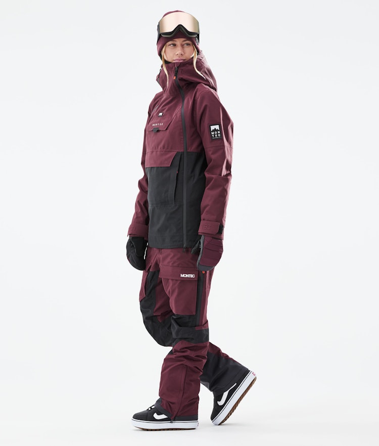 Montec Doom W 2021 Snowboard Jacket Women Burgundy/Black