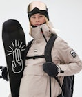 Doom W 2021 Snowboard Jacket Women Sand Renewed