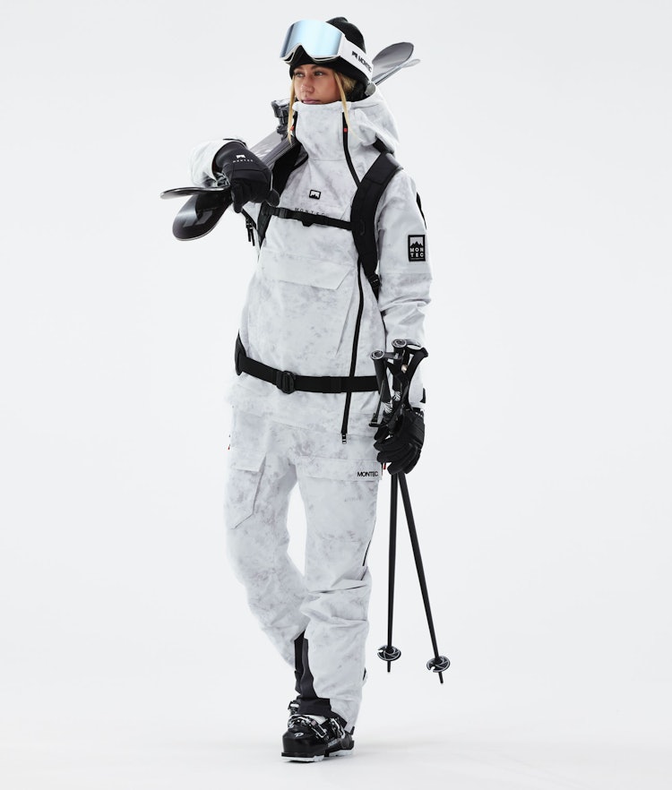 Montec Doom W 2021 Skijakke Dame White Tiedye, Billede 4 af 12
