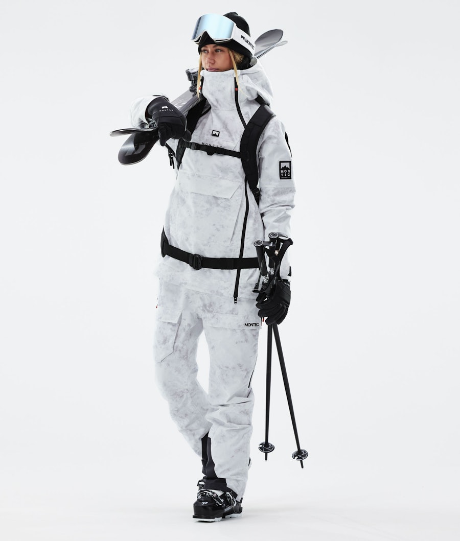 Doom W 2021 Ski jas Dames White Tiedye