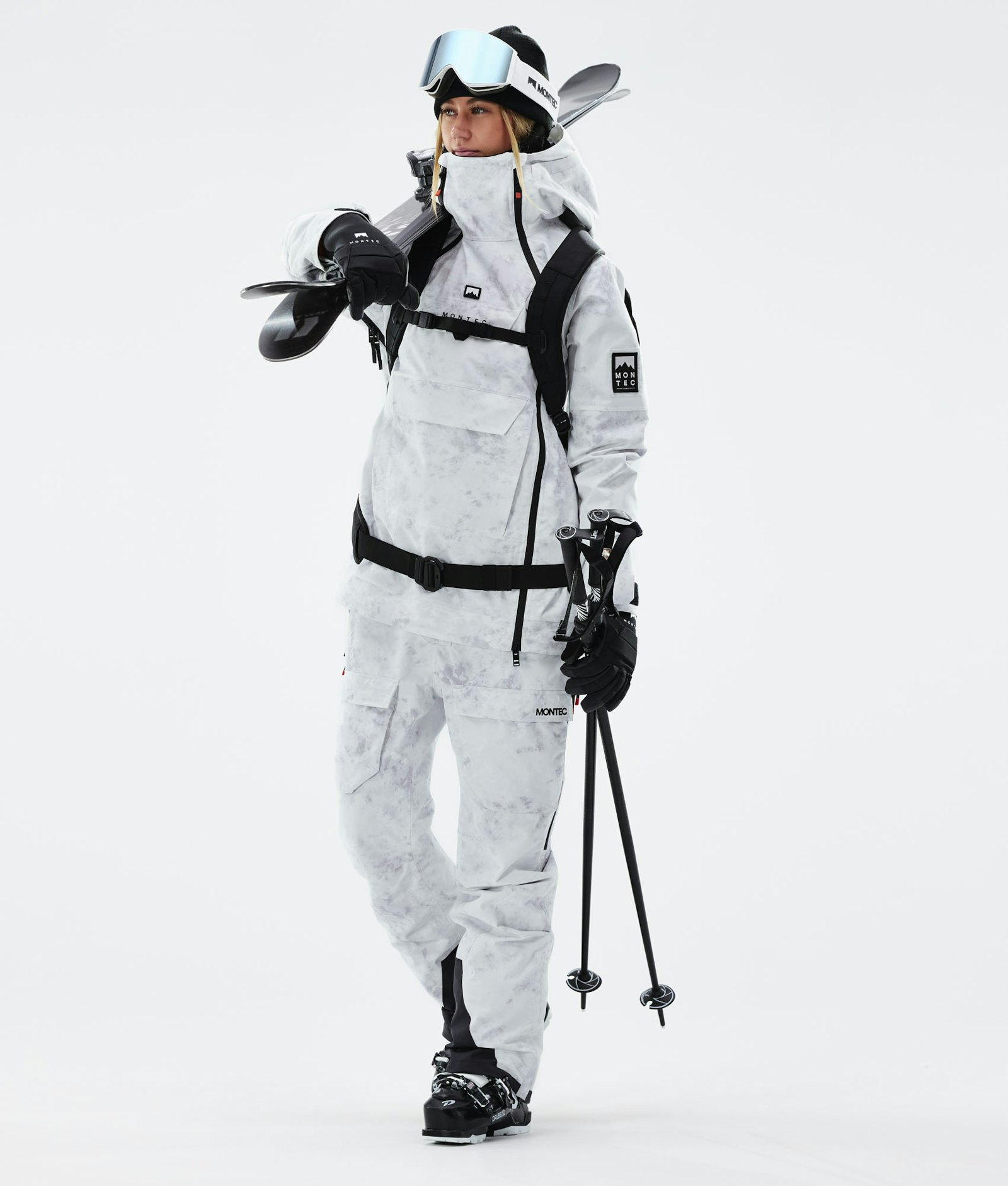 Montec Doom W 2021 Skijakke Dame White Tiedye