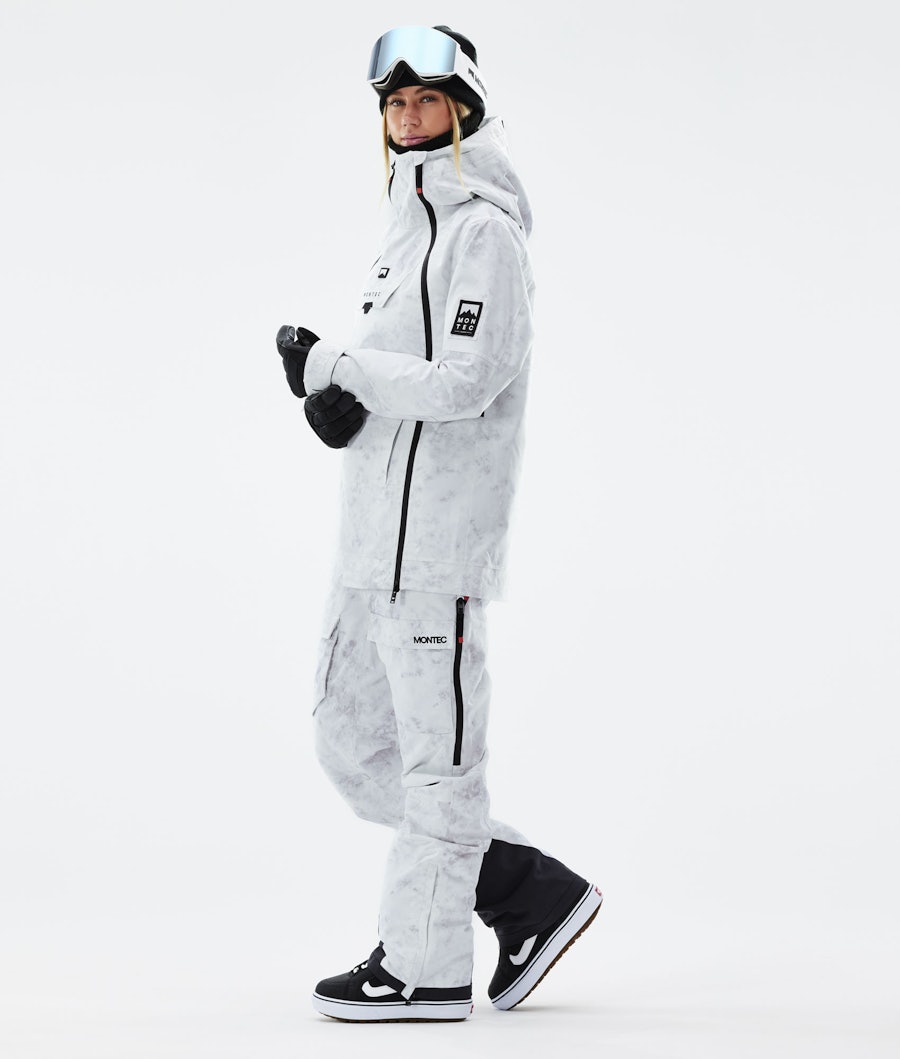 Montec Doom W Women's Snowboard Jacket White Tiedye