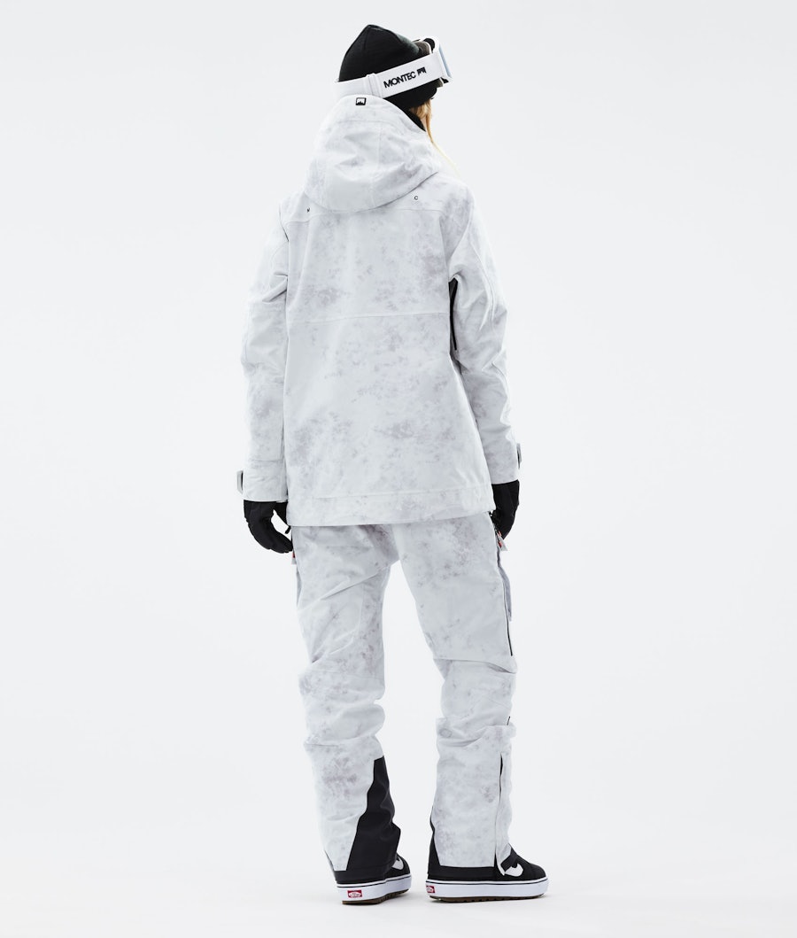Doom W 2021 Snowboard Jacket Women White Tiedye