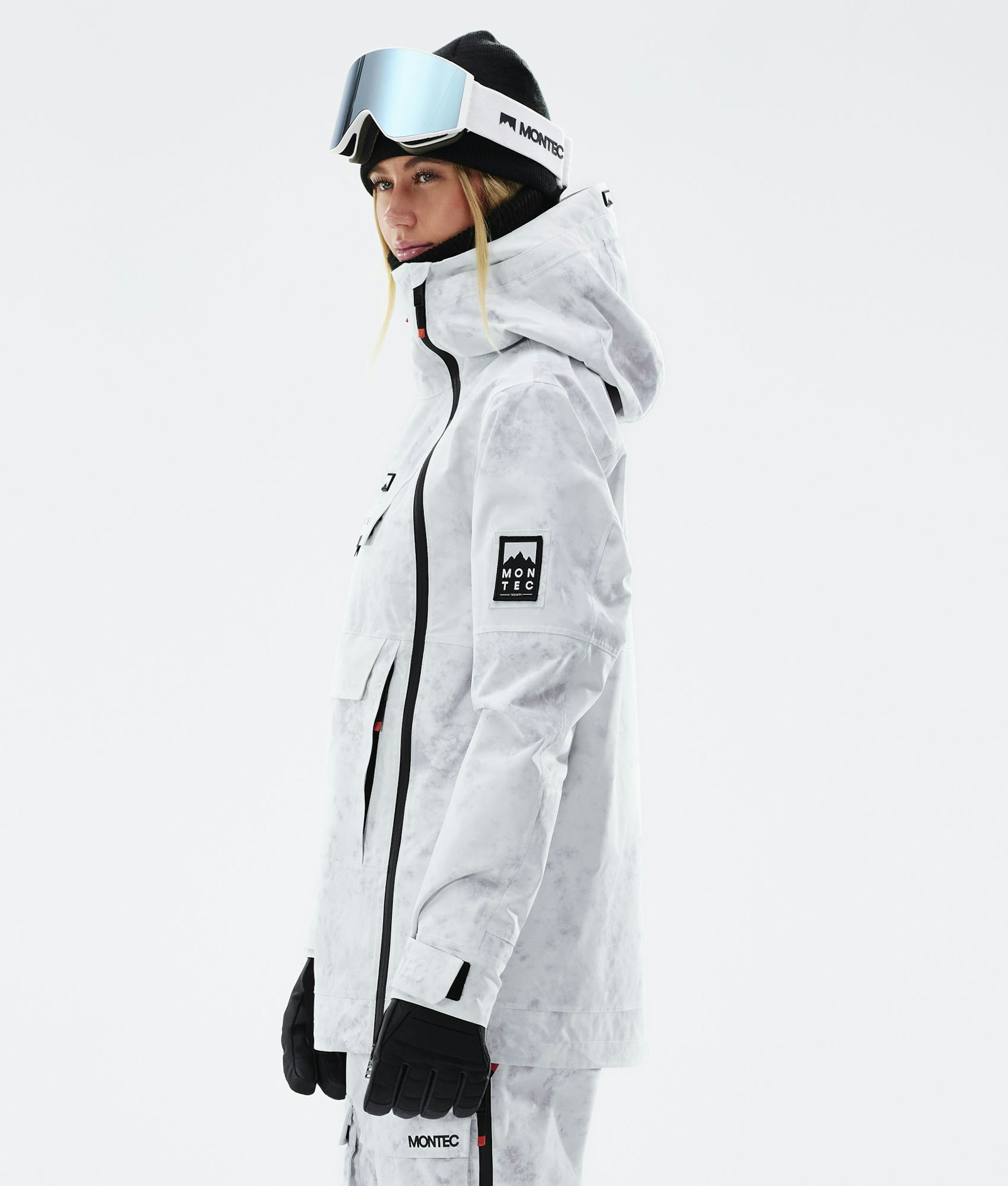 Doom W 2021 Snowboard Jacket Women White Tiedye Renewed, Image 7 of 12