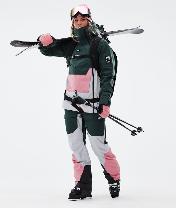 Montec Doom W 2021 Veste de Ski Femme Dark Atlantic/Pink/Light Grey