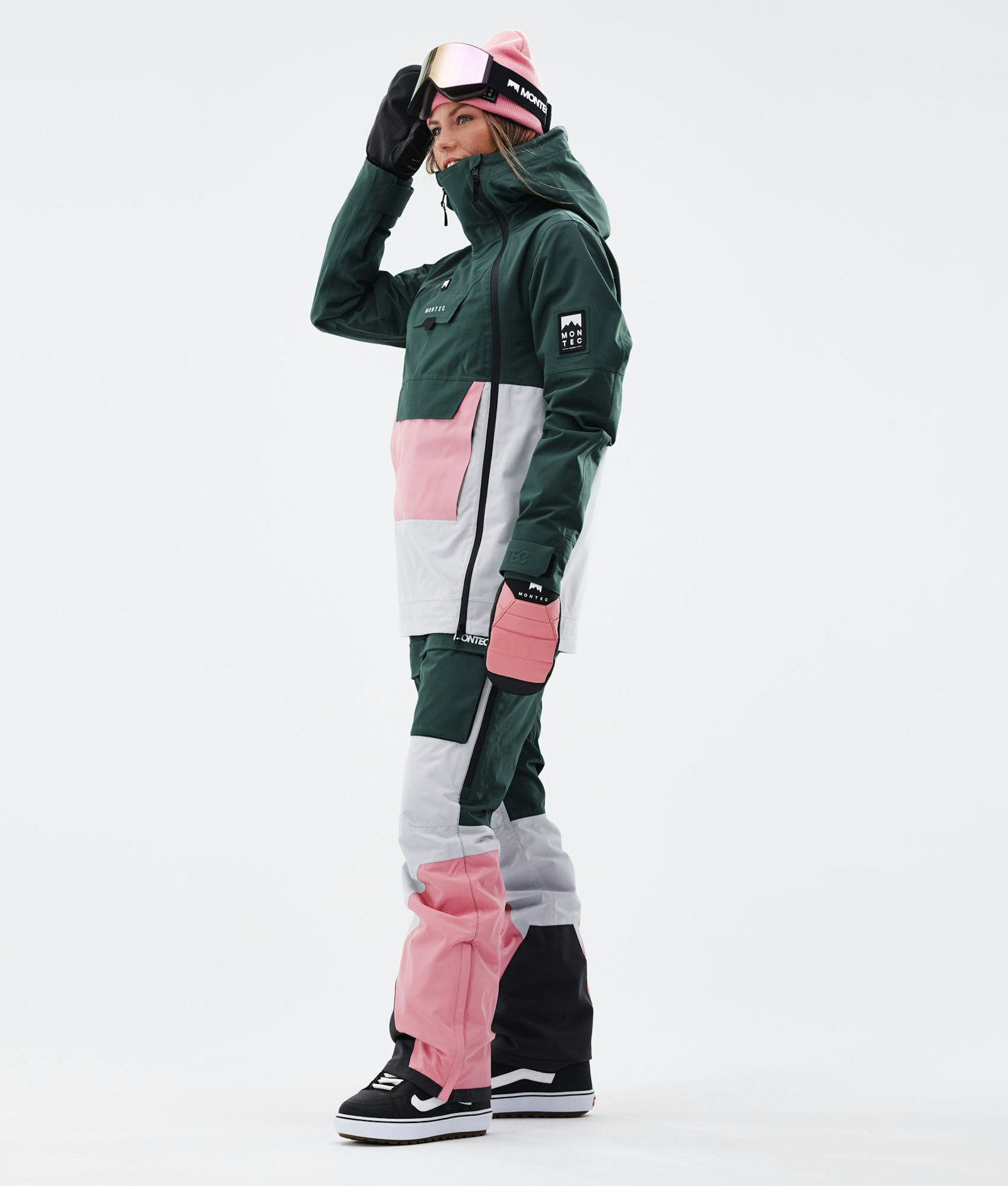 Montec Doom W 2021 Snowboard jas Dames Dark Atlantic/Pink/Light Grey