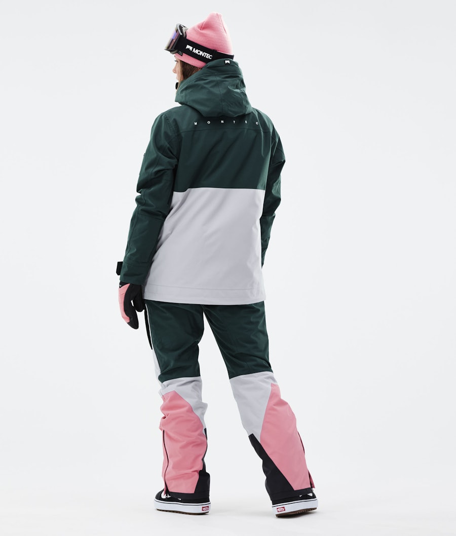 Doom W 2021 Snowboard Jacket Women Dark Atlantic/Pink/Light Grey