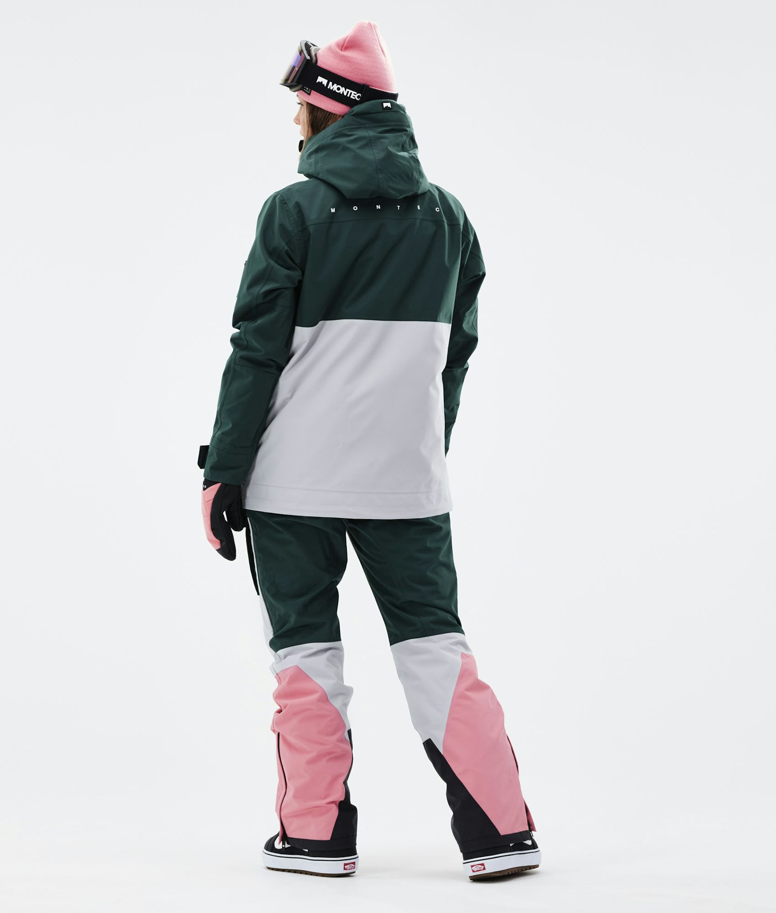 Montec Doom W 2021 Snowboardjacke Damen Dark Atlantic/Pink/Light Grey