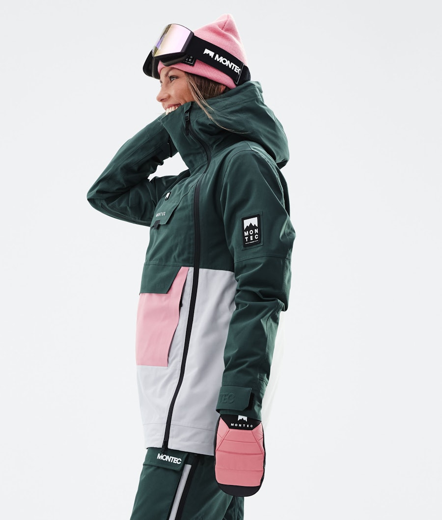 Montec Doom W 2021 Women's Ski Jacket Dark Atlantic/Pink/Light Grey