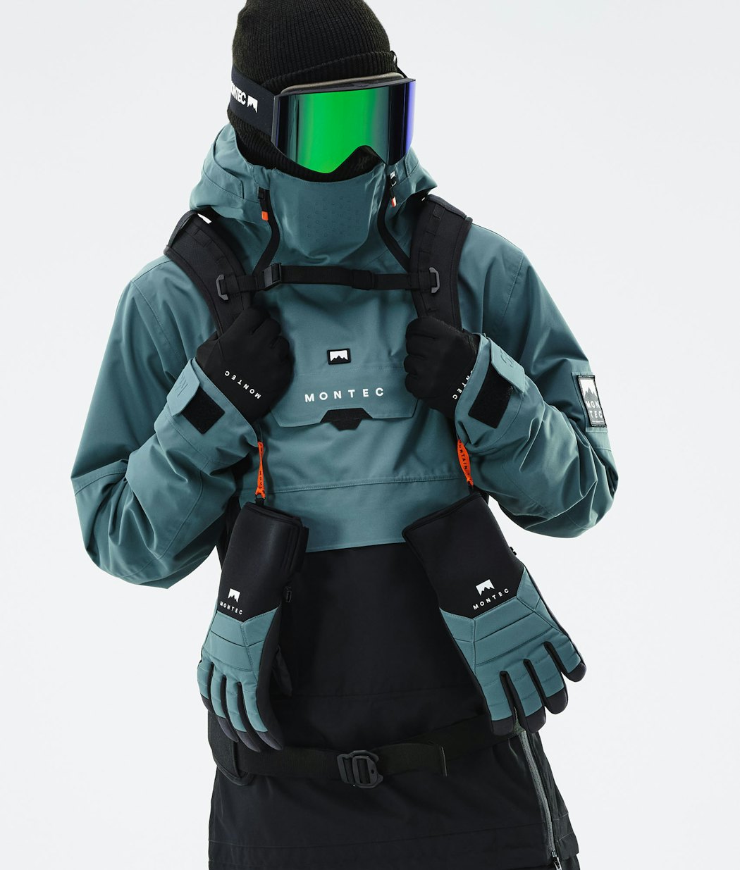 Doom 2021 Ski Jacket Men Atlantic/Black