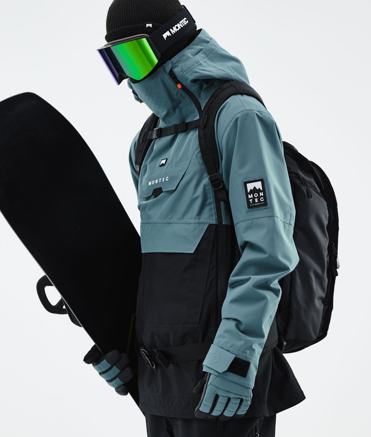 Montec Doom 2021 Veste Snowboard Homme Atlantic/Black