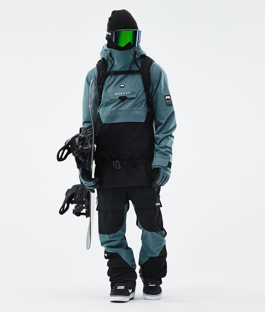 Montec Doom 2021 Men's Snowboard Jacket Atlantic/Black