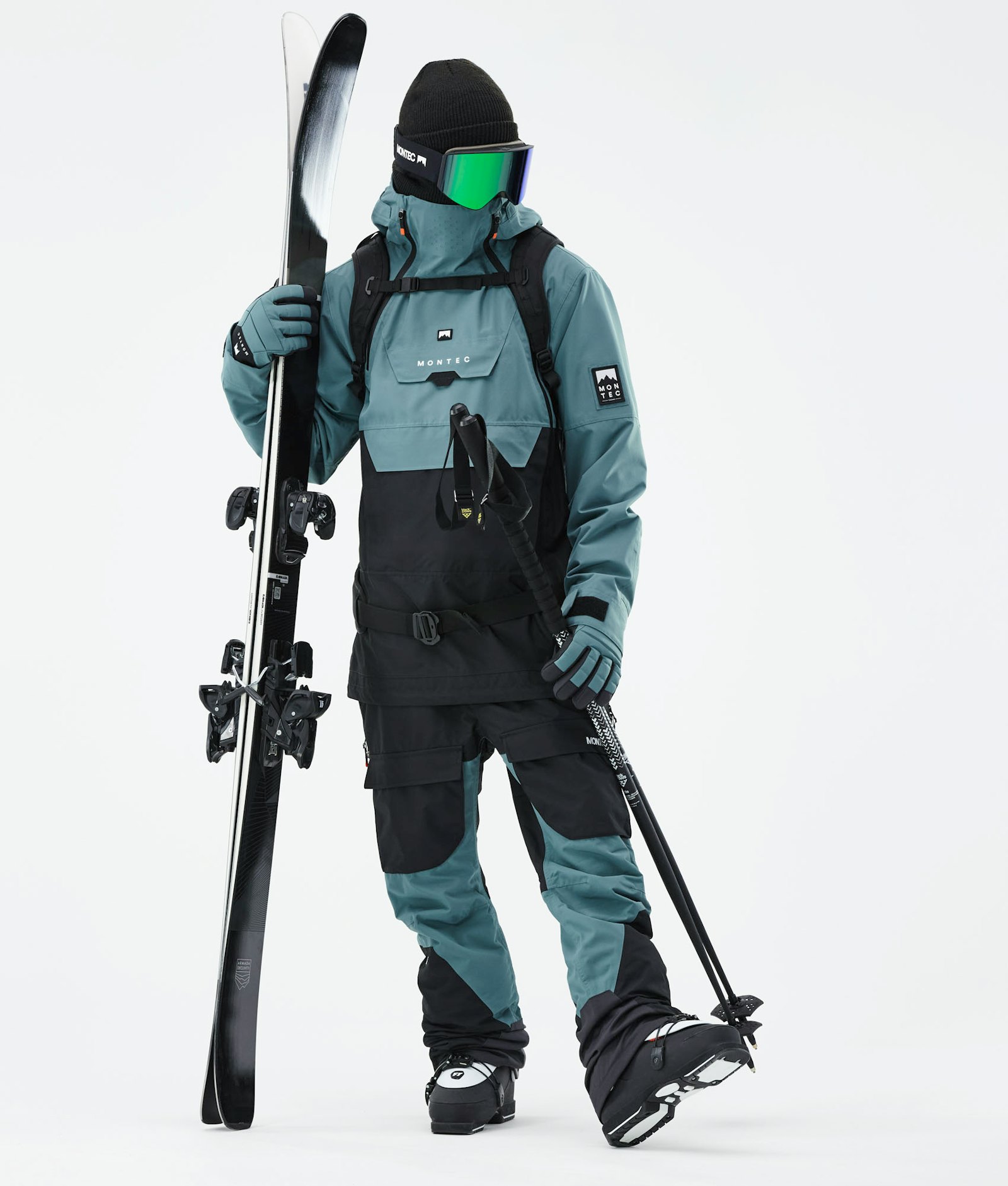 Montec Doom 2021 Veste de Ski Homme Atlantic/Black