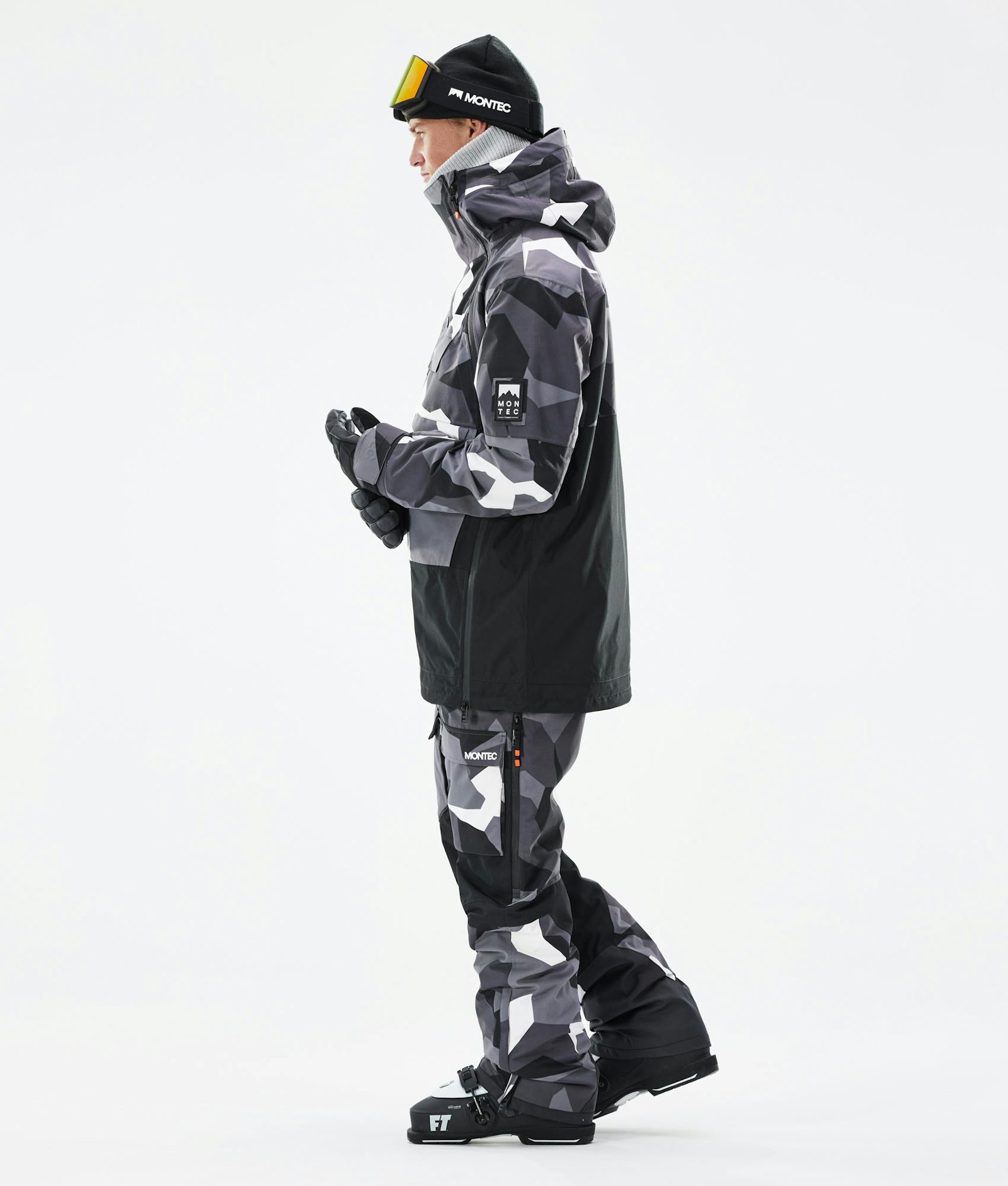 Doom 2021 Veste de Ski Homme Arctic Camo/Black
