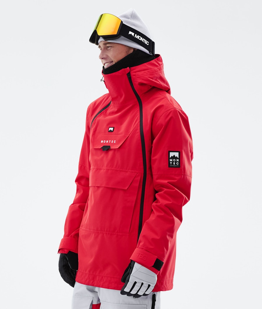 Montec Doom 2021 Men's Snowboard Jacket Red